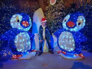 Op de kerstmarkt in Valkenburg