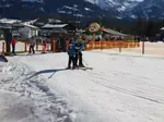 Patrick en onze kinderen op een piste in Fischen, De Duitse Allgaü