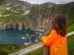 Kim in Ierland bij Slieve Liege