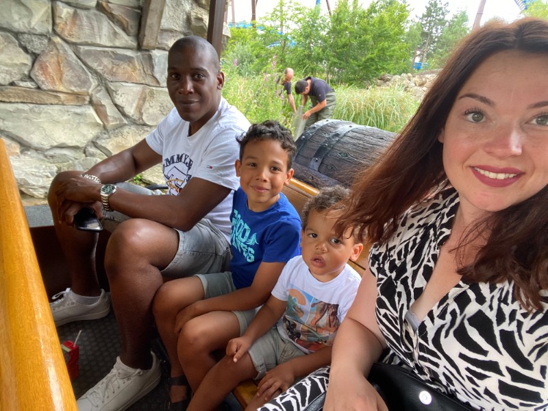 Soraya en haar gezin tijdenns hunn vakantie op recreatiepark TerSpegelt in de Brabantse Kempen