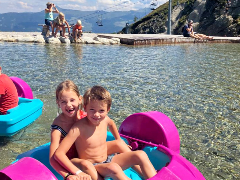 Waterpret in het Zillertal op de Spieljoch