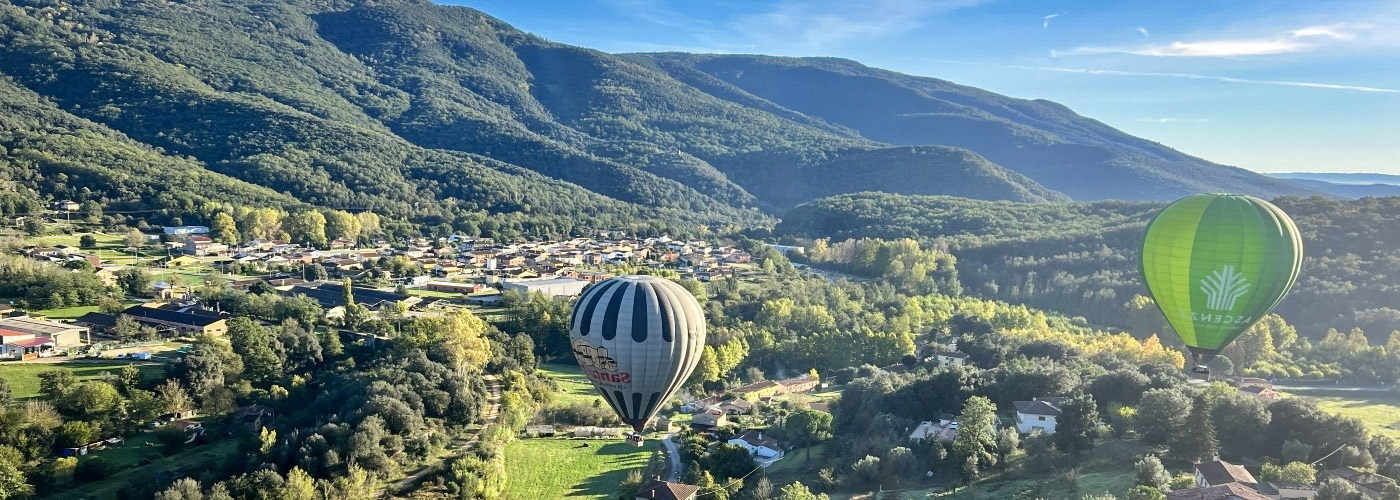 uitzicht ballonvaren