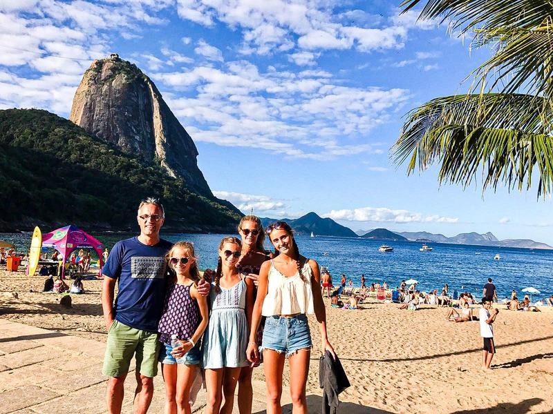 Gezin in Rio