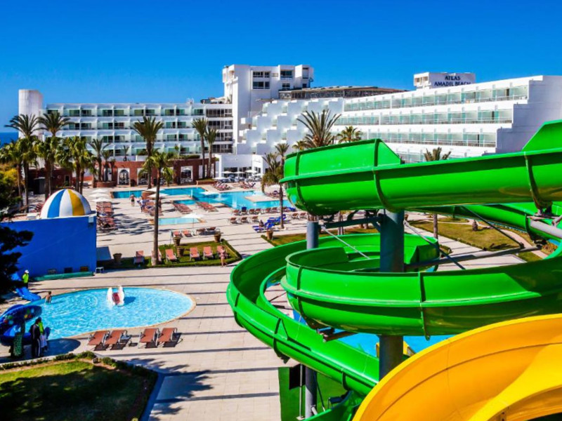 Amadil Ocean Club hotel met waterglijbanen in Agadir