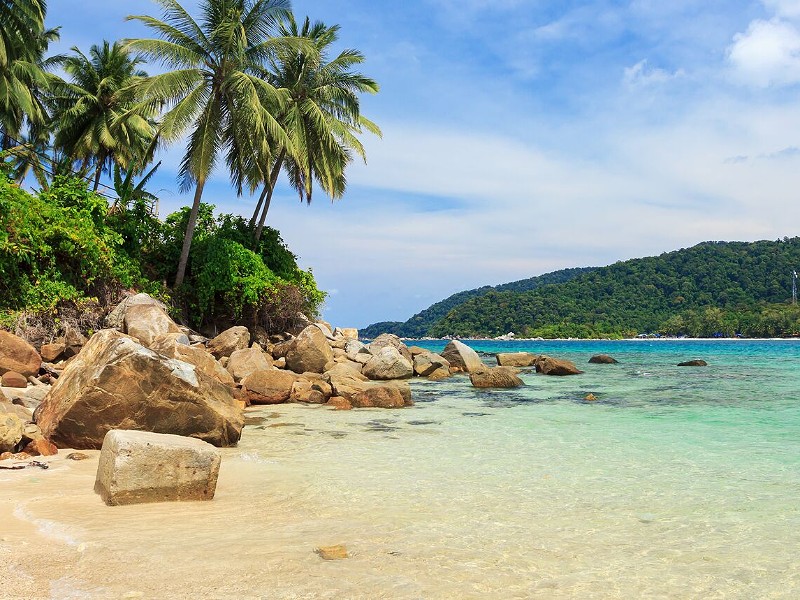 Strand bij Maleisië