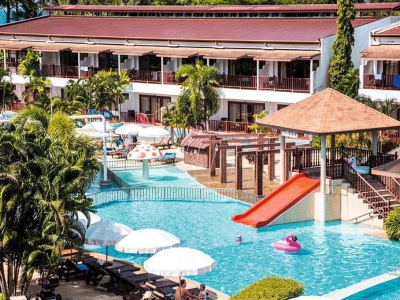 Kinderbad bij hotel op Phuket