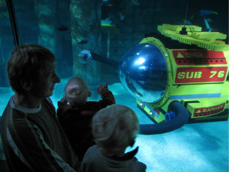 Haaien en onderzeeërs in Lego Atlantis