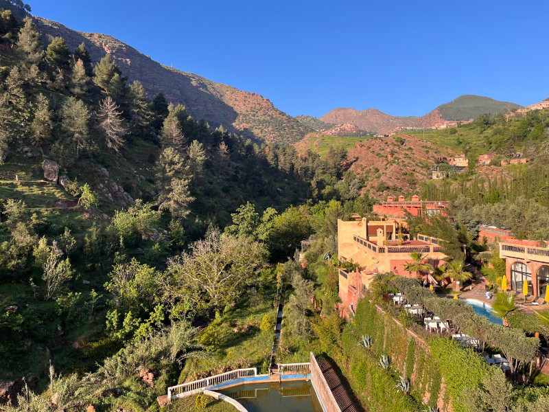 Het Aurocher Hotel in de Hoge Atlas