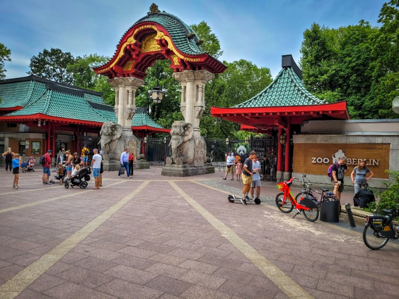entree van Berlin Zoo entree van Berlin Zoo