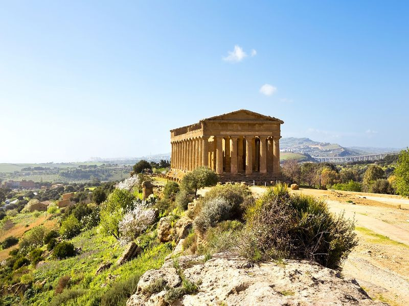 Griekse tempel op Sicilië