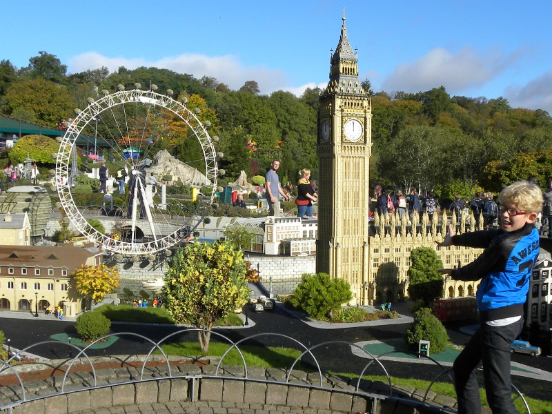 Uiteraard staat ook de Big Ben in het Miniland van Legoland Engeland