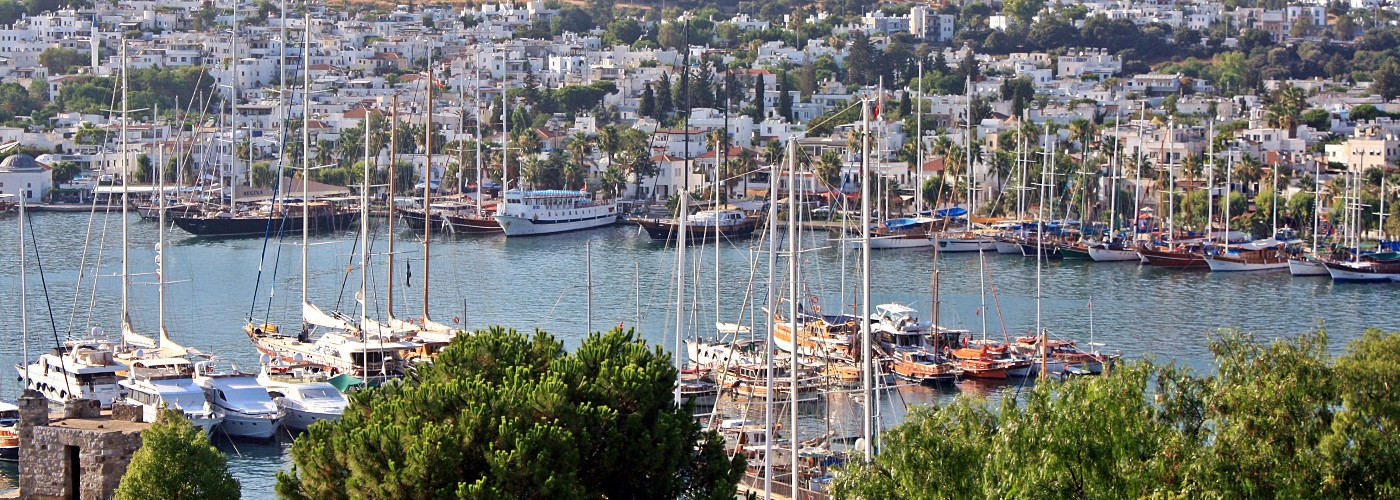 De haven van Bodrum aan de Egeïsche kust