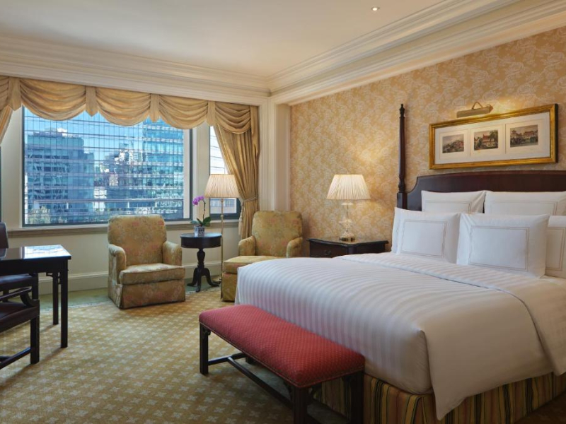 Een luxe kamer in het prachtige Ritz Carlton in Beijing, China