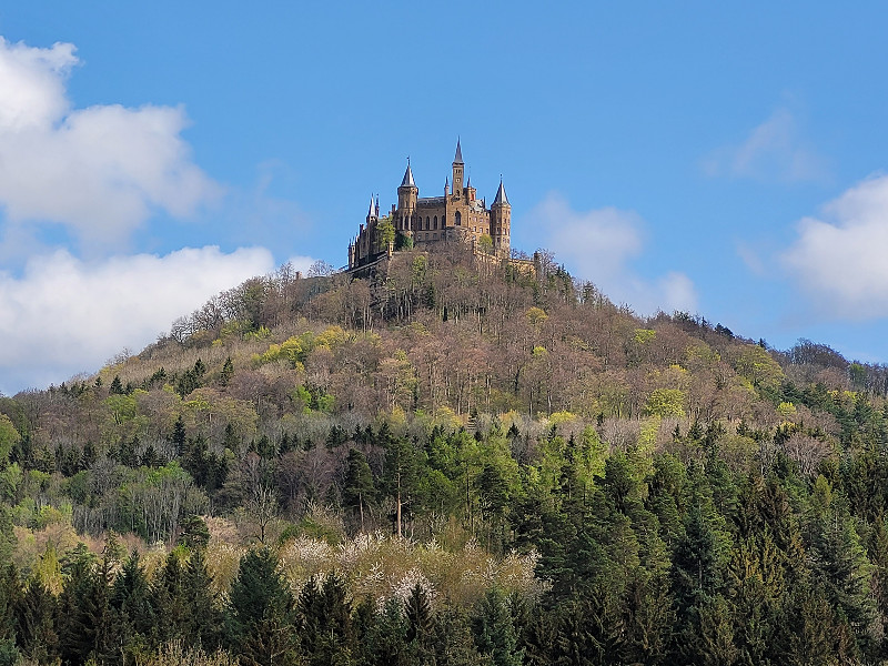 Burg Hohenzollern op de berg