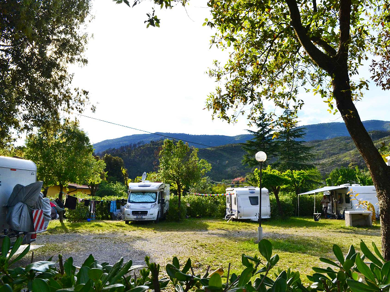 Het mooie uitzicht op camping Valdeiva