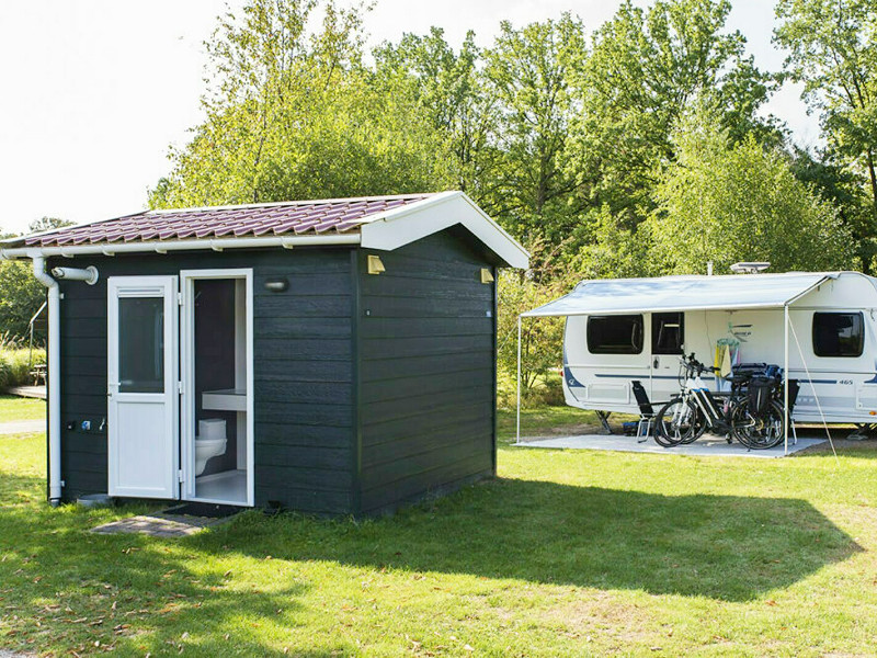 Camping Vreehorst campingplek met prive sanitair