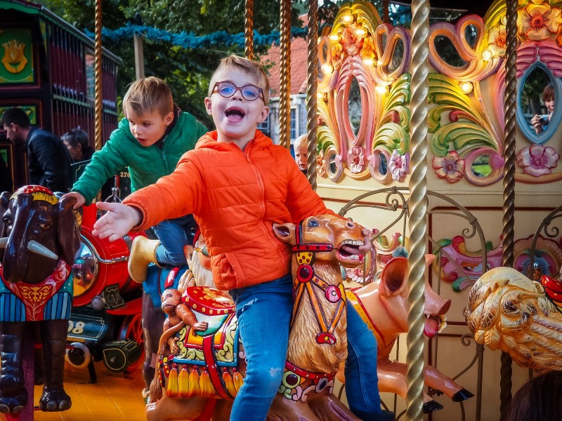 Jelte raakte niet uitgedraaid in de carrousel