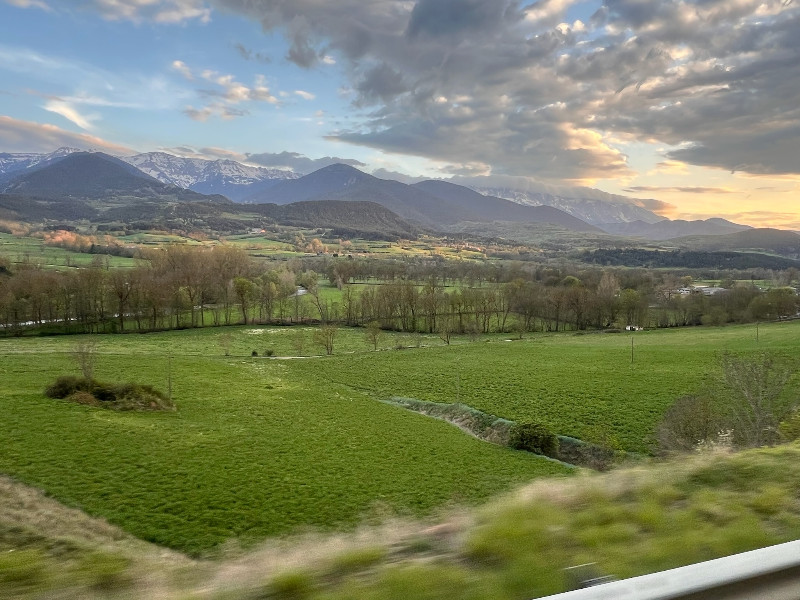 Grand Tour de Cataloniië, uitzicht vanuit de auto 