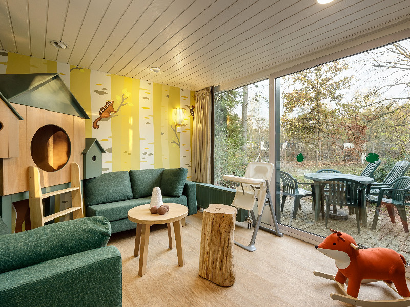 De Dieren in Het Bos cottage heeft verschillende nestjes door het hele huisje.