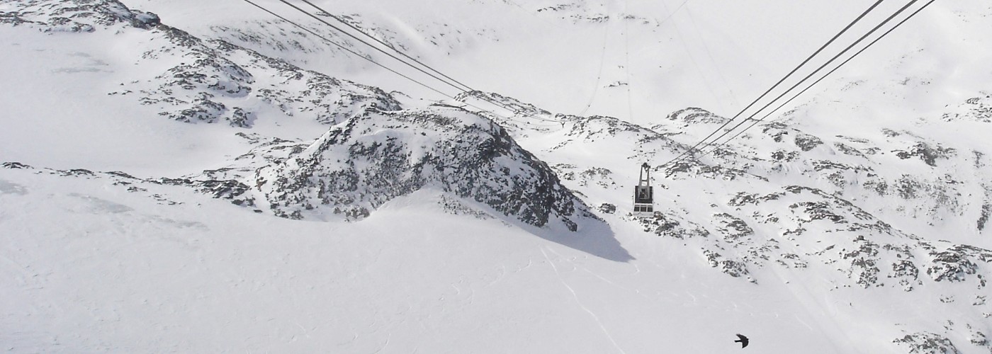 In Cervinia (valle d Aosta) vind je een aantal van de hoogste skiliften in Europa