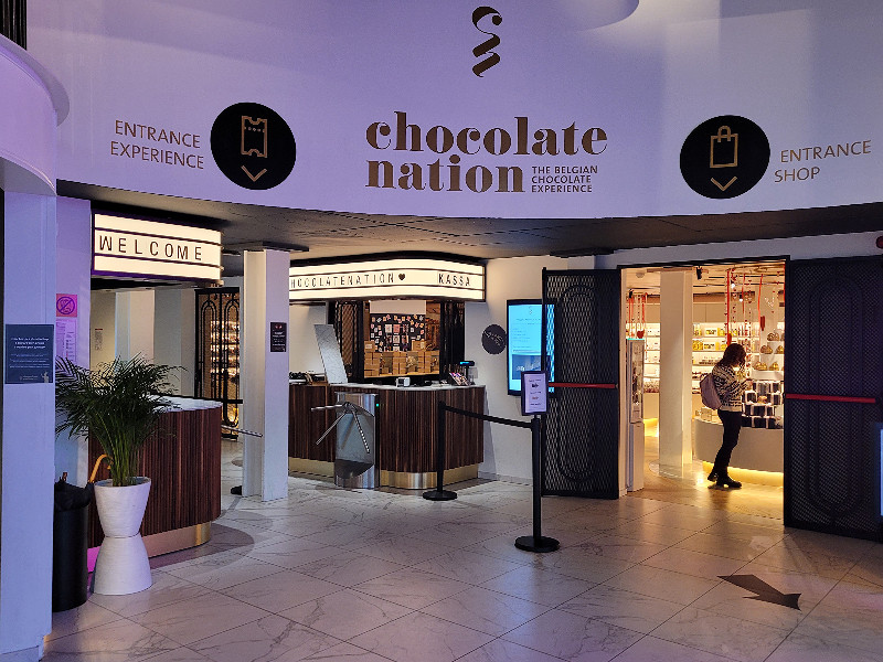 Entree Chocolate Nation in Antwerpen