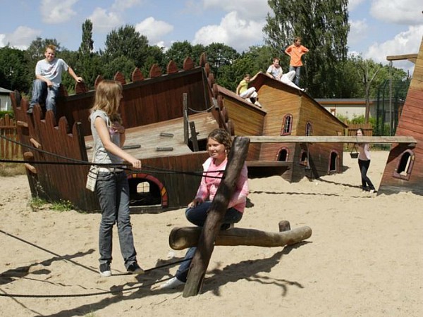 Speeltuin bij Recreatielandgoed de IJsvogel op de Veluwe