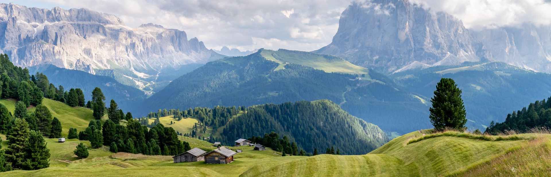 Uitzicht over het Italiaanse Val Gardena