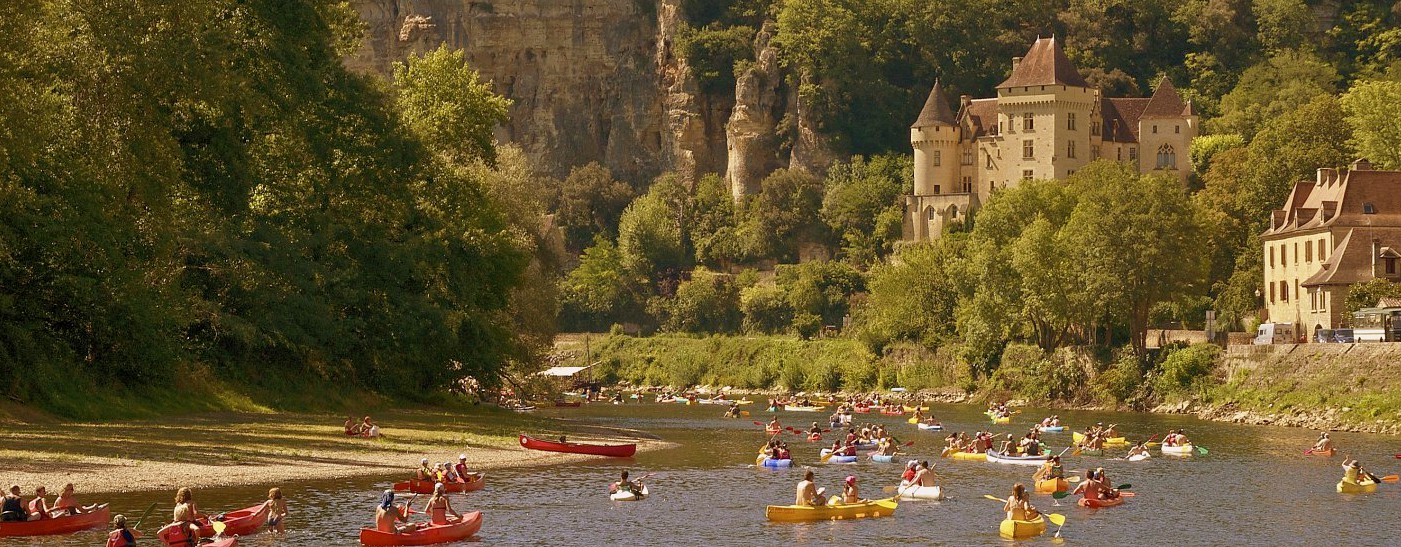 Kanoën op Rivier de Dordogne. Foto: © France Comfort