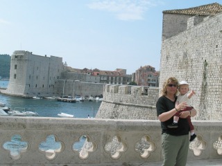 In Dubrovnik toen Zeb nog een dreumes was