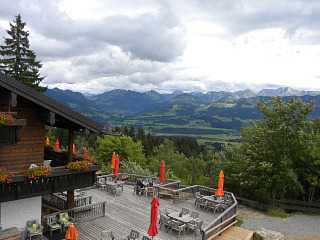 Uitzicht vanaf het Allgäuer Berghof