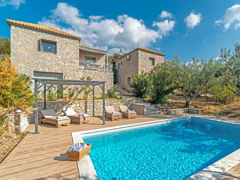 Mooie villa's met privé zwembad van Eleonas Villa's op de Peloponnesos 