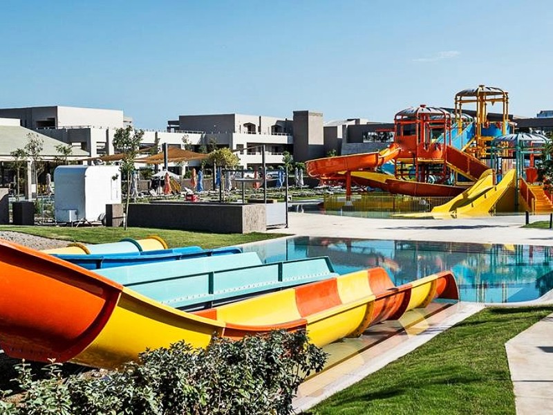 Het waterpark bij Euphoria resort