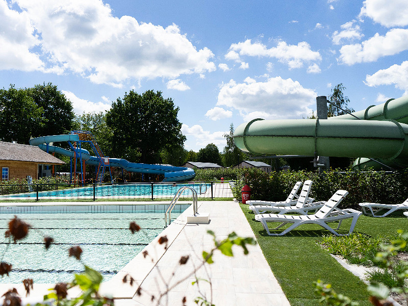 De waterglijbanen van EuroParcs Kaatsheuvel