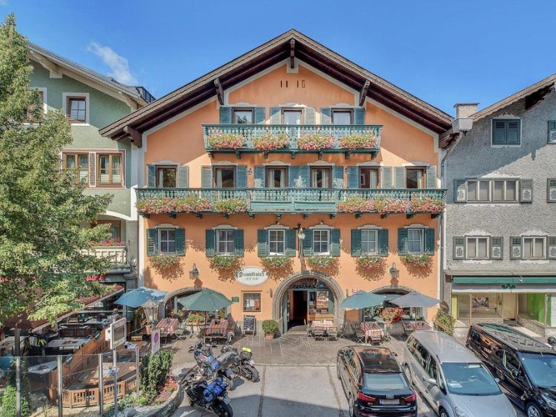 Hotel van de voorkant