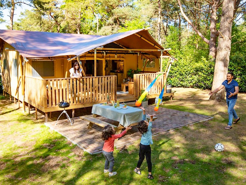 Luxe tenten bij Landal Gooise Heide