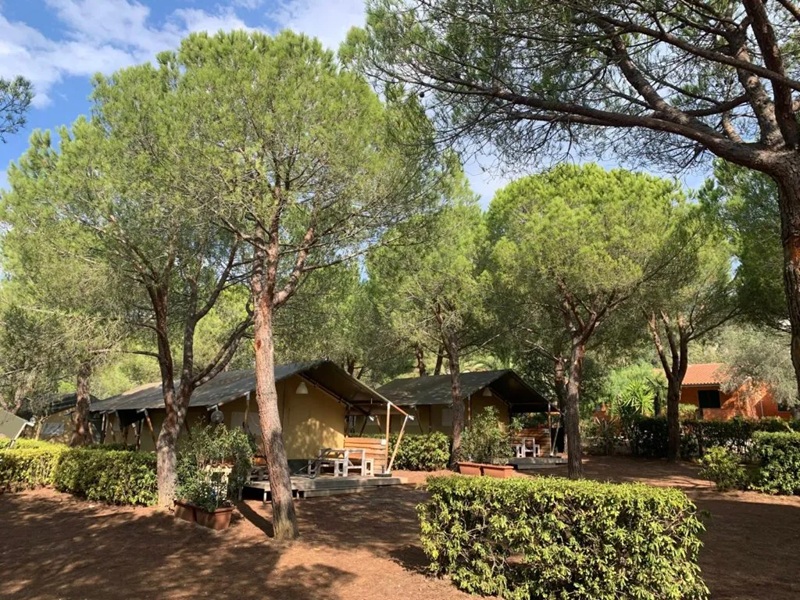 Greencamp Safaritent op camping Casa dei Prati op Elba