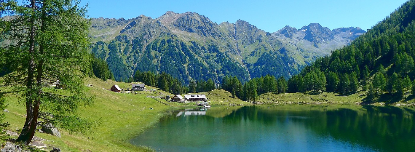 Een bergmeer in Steiermark