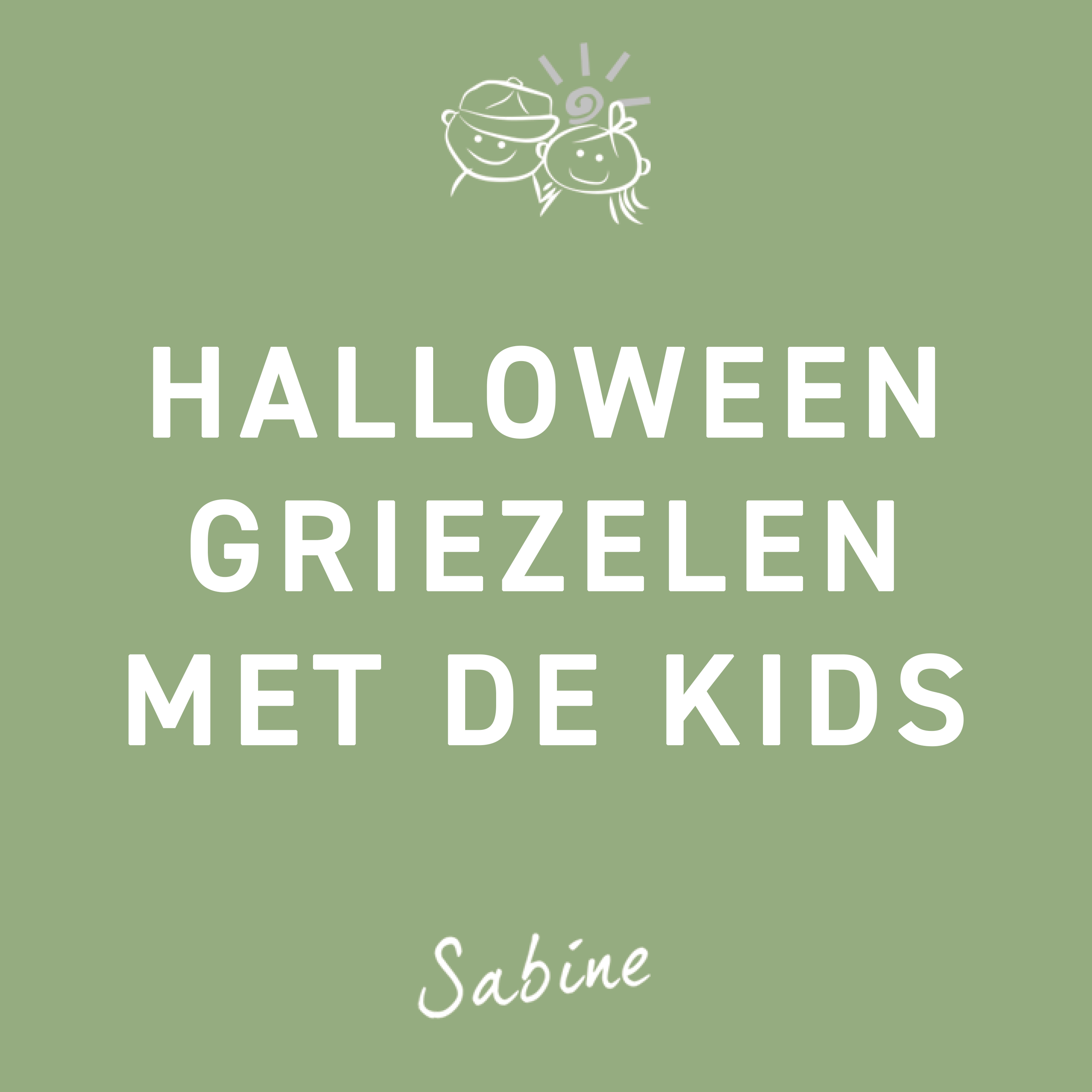 Halloween met de kids