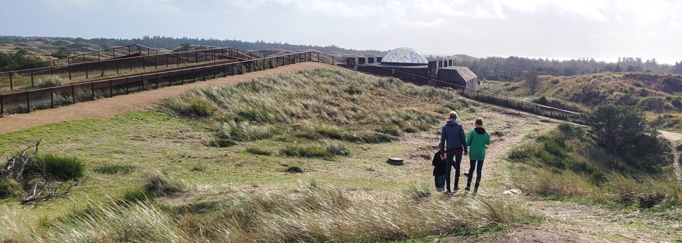 Tirpitz bunker in de duinen bij Blavand