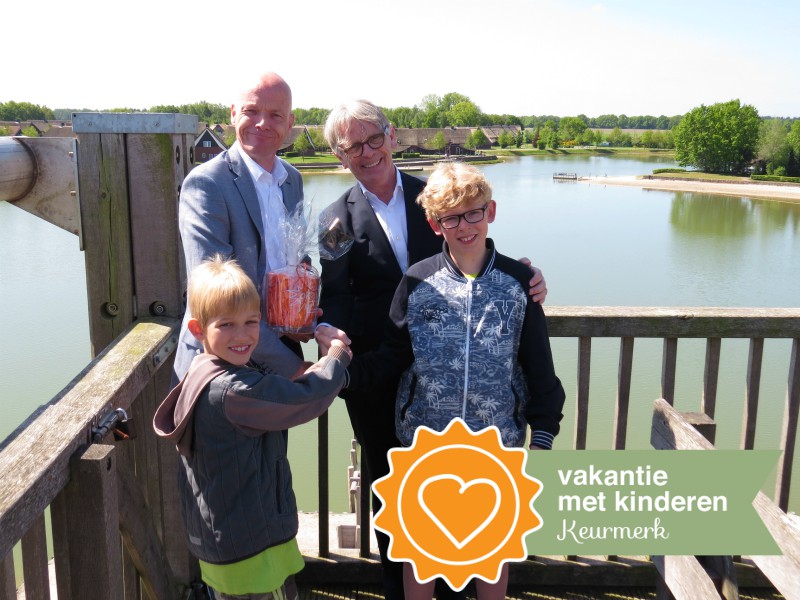 Het Hof van Saksen kreeg het Vakantie met Kinderen Keurmerk