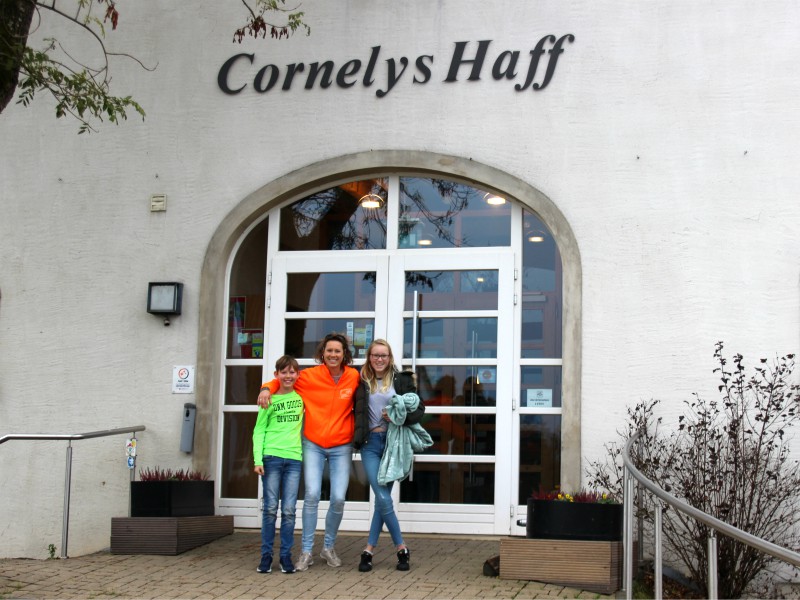 Liane en kids voor Hotel Cornelys Haff