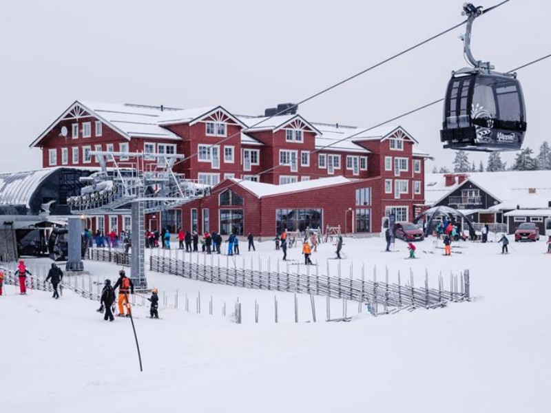 aan de skilift