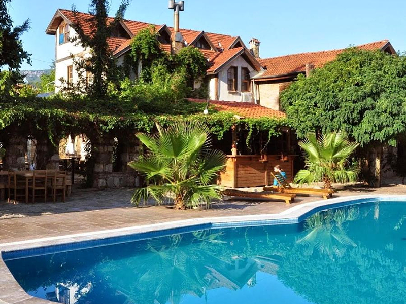 Het landelijke hotel Olympos Koyevi met zwembad