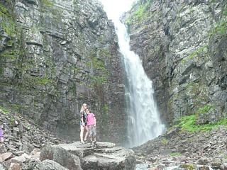 grootste waterval van Zwede