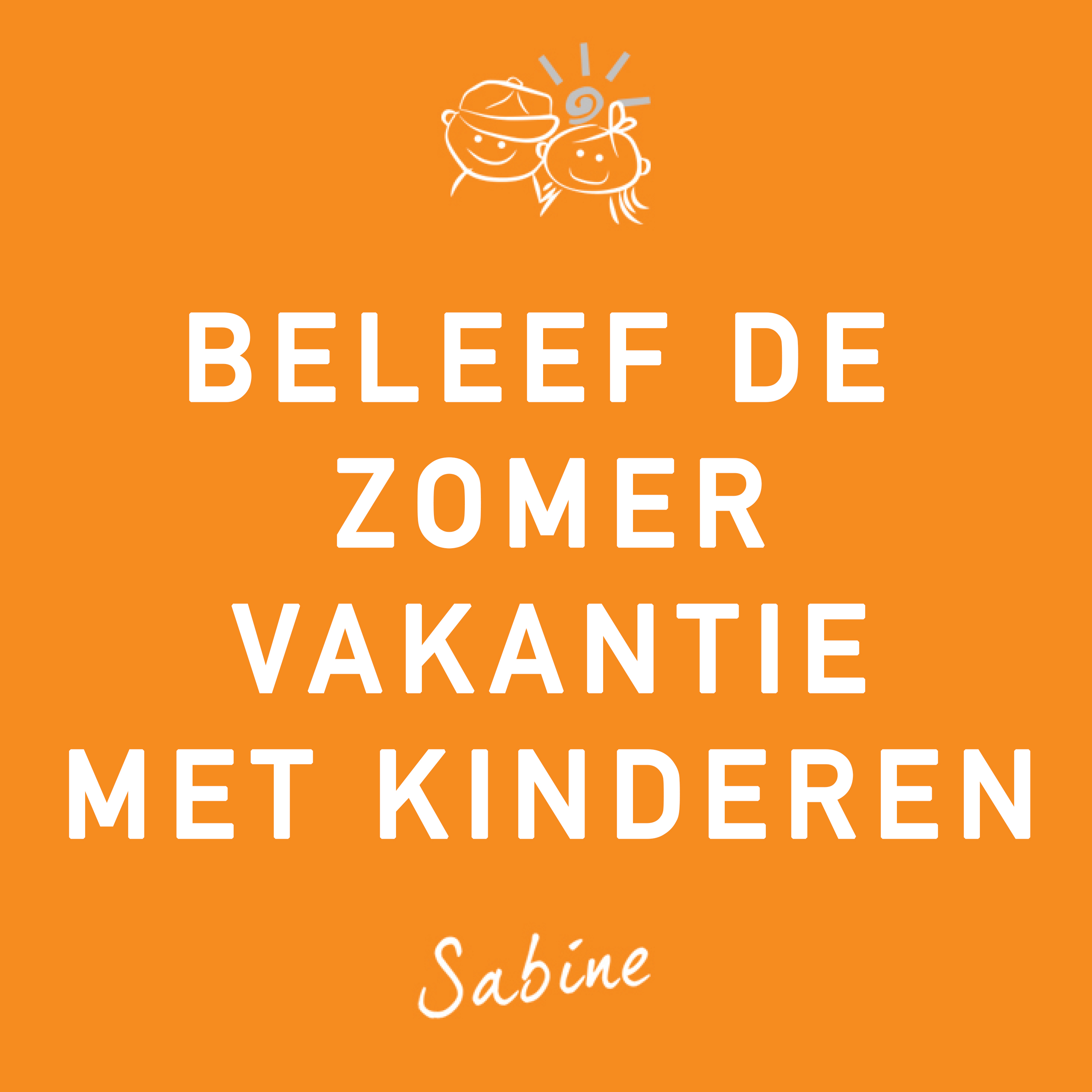 Beleef de zomervakantie met kinderen