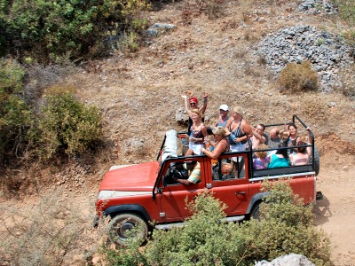 Jeep excursie in het binnenland