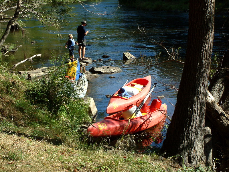 Kanoën op de Moldau rivier