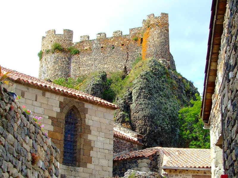 Het kasteel in Arlempdes