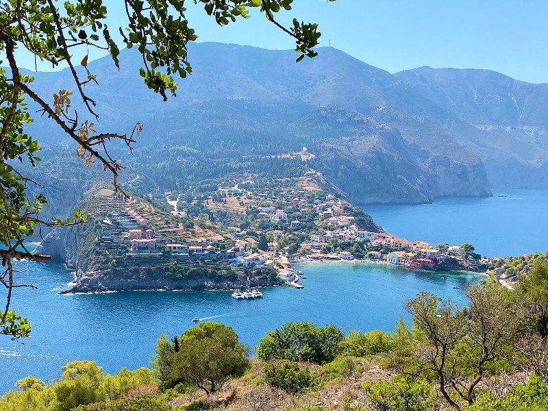 De stad Assos op Kefalonia