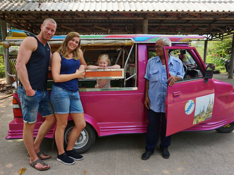 Reizen met de tuktuk is een leuke belevenis in Thailand